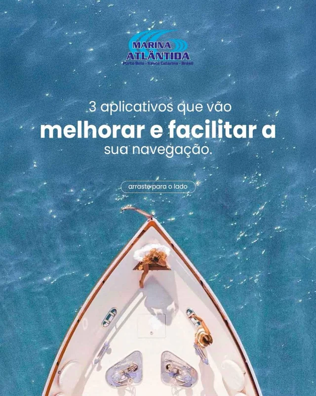 Esses aplicativos vão facilitar a sua vida como navegador! 🛥️

Praticidade sempre é bem vinda, você concorda?! Hoje em dia, existem várias plataformas que oferecem diversos benefícios, na palma da sua mão.

Arraste para o lado e confira os melhores aplicativos para o seu passeio nos mares! 🌊
