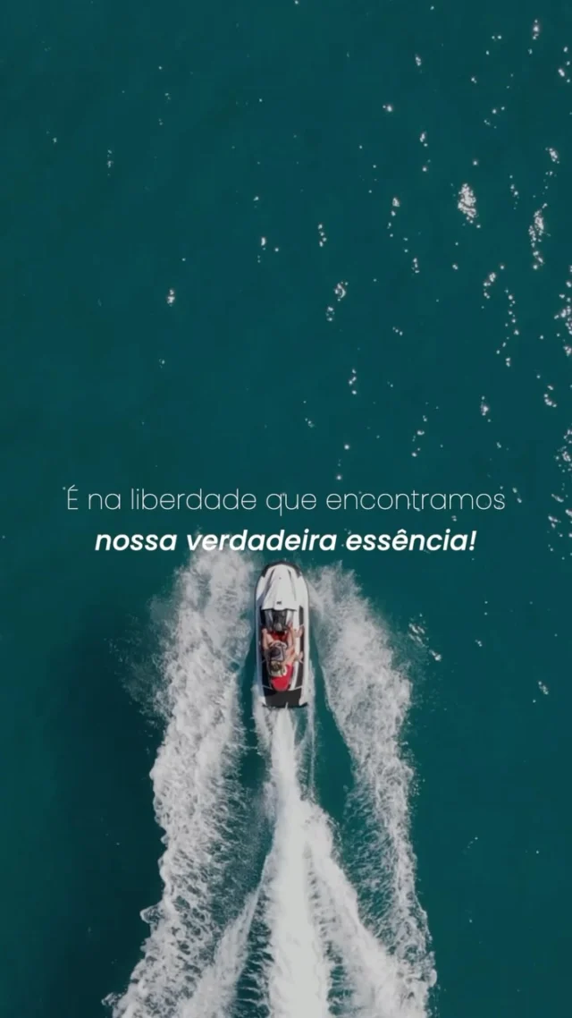 A liberdade te leva a lugares que você nem imagina… 🌊

Ela te conecta a sua verdadeira essência e te mostra que não há limites quando você está decidido a viver intensamente…

Desfrute dessa aventura! ☀️