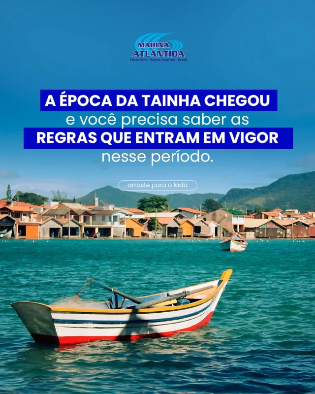 A época da pesca da rainha começou e com ela, algumas regras entram em vigor. 🎣

Você, que pratica esportes náuticos, deve estar por dentro dessas normas. 

Arraste para o lado e confira.